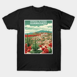 Mineral de Pozos Guanajuato Mexico Vintage Tourism Travel T-Shirt